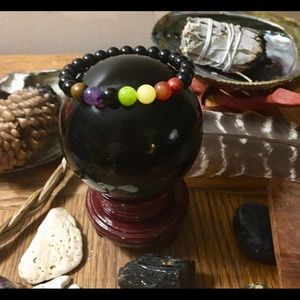 Chakra bracelet natural stones